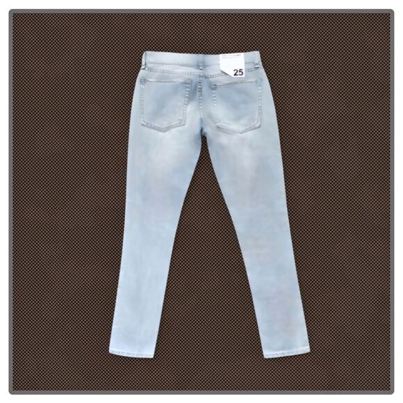 Rag & Bone The Dre Boyfriend Skinny Jean Thrasher Size 25 $295 - Picture 3 of 16